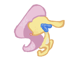 Size: 1200x1014 | Tagged: safe, artist:ponywizards, derpibooru import, fluttershy, pegasus, pony, simple background, solo, white background