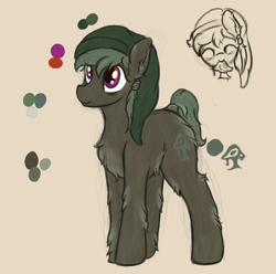 Size: 992x983 | Tagged: safe, artist:ahorseofcourse, derpibooru import, pony, female, fluffy, image, imported from twibooru, mare, mushroom, oc name needed, reference sheet, shaman, shamare, simple background, snowpony (species), solo, taiga pony, yakutian horse, yellow background