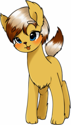 Size: 393x693 | Tagged: safe, derpibooru import, oc, oc only, oc:maron_the_happydog, diamond dog, earth pony, hybrid, diamond dog oc, earth pony oc, hybrid oc, parent:diamond dog, simple background, solo, transparent background