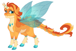 Size: 4000x2700 | Tagged: safe, artist:gigason, derpibooru import, oc, oc only, oc:anisoptera, changepony, hybrid, female, magical gay spawn, obtrusive watermark, offspring, parent:sunburst, parent:thorax, parents:thoraxburst, simple background, solo, transparent background, watermark