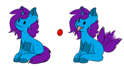 Size: 3000x1732 | Tagged: safe, artist:noxi1_48, derpibooru import, oc, oc only, pony, unicorn, daily dose of friends, simple background, sitting, tongue, tongue out, transparent background