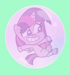 Size: 228x246 | Tagged: safe, derpibooru import, twilight sparkle, alicorn, g4.5, my little pony: pony life, wild heart beats, spoiler:pony life s02e28, bubble, cute, green background, in bubble, in the bubble, simple background, twiabetes