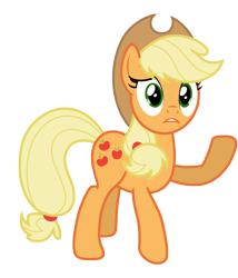 Size: 6000x7000 | Tagged: safe, artist:estories, derpibooru import, applejack, pony, absurd resolution, hat, simple background, solo, transparent background, vector