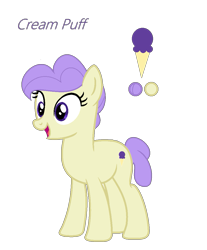 Size: 913x1103 | Tagged: safe, artist:colorcoookie0w0, derpibooru import, cream puff, earth pony, pony, female, mare, older, older cream puff, purple eyes, simple background, smiling, solo, transparent background