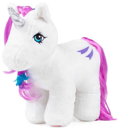 Size: 751x800 | Tagged: safe, glory, pony, unicorn, g1, 40th anniversary, female, mare, official, plushie, solo, toy