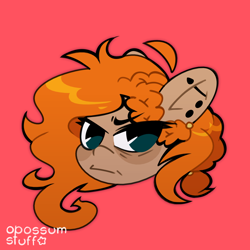 Size: 1000x1000 | Tagged: safe, artist:opossum-stuff, derpibooru import, oc, oc:ritzy rumble, earth pony, pony, solo