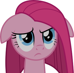 Size: 6000x5945 | Tagged: safe, alternate version, artist:twilirity, derpibooru import, pinkie pie, pony, .svg available, ears, floppy ears, pinkamena diane pie, simple background, solo, transparent background, vector