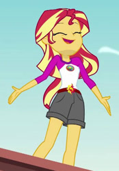Size: 344x493 | Tagged: safe, derpibooru import, screencap, sunset shimmer, equestria girls, legend of everfree, cropped, solo