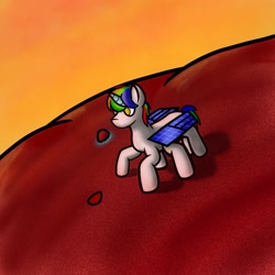 Size: 2000x2000 | Tagged: safe, artist:rony ram, derpibooru import, oc, alicorn, mars, mars rover, multicolored hair, standing