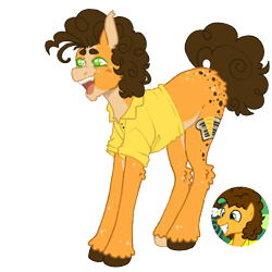 Size: 1000x1000 | Tagged: safe, artist:kazmuun, derpibooru import, cheese sandwich, pony, alternate design, butt fluff, simple background, solo, transparent background