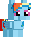 Size: 31x37 | Tagged: safe, artist:langtanium, derpibooru import, rainbow dash, pegasus, pony, pixel art, simple background, solo, transparent background