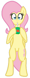 Size: 294x763 | Tagged: safe, artist:penguinpotential, derpibooru import, edit, editor:pagiepoppie12345, fluttershy, pegasus, pony, apple, bipedal, female, flutterjuice, food, juice, juice box, mare, simple background, solo, straw, transparent background, wings, youtube link