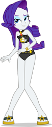 Size: 1882x4602 | Tagged: safe, alternate version, artist:dustinwatsongkx, derpibooru import, rarity, human, better together, equestria girls, accessory swap, bare shoulders, bikini, bikini bottom, clothes, clothes swap, feet, female, sandals, simple background, sleeveless, solo, sunset shimmer swimsuit, sunset shimmer's beach shorts swimsuit, swimsuit, swimsuit swap, transparent background, vector