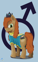 Size: 1280x2048 | Tagged: safe, artist:maslivka, derpibooru import, prince rutherford, pony, ponified, species swap, yak to pony