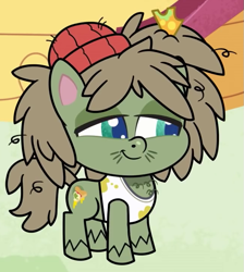 Size: 645x720 | Tagged: safe, derpibooru import, screencap, dishwater slog, earth pony, pony, g4.5, my little pony: pony life, the best of the worst, cropped, male, solo, stallion