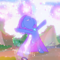 Size: 1280x1280 | Tagged: safe, derpibooru import, edit, edited screencap, screencap, trixie