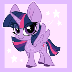 Size: 2050x2050 | Tagged: safe, artist:pen-art78, derpibooru import, twilight sparkle, twilight sparkle (alicorn), alicorn, pony, chibi, solo