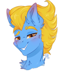 Size: 3100x3500 | Tagged: safe, artist:bananasplitedy, derpibooru import, oc, oc only, oc:mechanical star, bust, ear fluff, ears, male, portrait, simple background, solo, stallion, transparent background