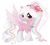 Size: 2000x1800 | Tagged: safe, artist:dixieadopts, derpibooru import, oc, oc only, oc:rainbow dream, pegasus, pony, female, mare, simple background, solo, transparent background, white outline