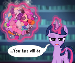 Size: 600x502 | Tagged: safe, artist:tidmouthmilk12, twilight sparkle, pony, dialogue, female, foot fetish, socks