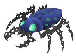 Size: 5750x4200 | Tagged: safe, artist:aleximusprime, derpibooru import, oc, changeling, insect, flurry heart's story, changeling combiner, changeling oc, combine, combined form, compound eyes, elytron, fusion, half-life, headcanon, insect wings, mandibles, merged form, simple background, transparent background, wings