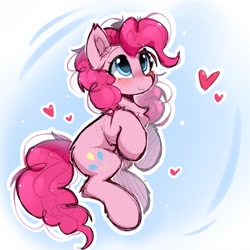 Size: 4096x4096 | Tagged: safe, artist:lunylin, artist:lunylinl, derpibooru import, pinkie pie, earth pony, pony, absurd resolution, chest fluff, cute, diapinkes, ear fluff, ears, female, heart, mare, solo