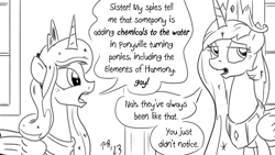 Size: 1200x675 | Tagged: safe, artist:pony-berserker, derpibooru import, princess celestia, princess luna, pony-berserker's twitter sketches, meme, pony-berserker's twitter sketches (2023), reference