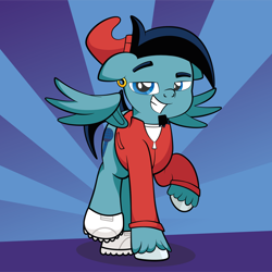 Size: 1920x1921 | Tagged: safe, artist:alexdti, derpibooru import, earth pony, pony, chip skylark, male, ponified, solo, species swap, stallion, the fairly oddparents