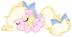 Size: 1500x765 | Tagged: safe, artist:sherathoz, derpibooru import, oc, oc only, oc:bay breeze, pegasus, pony, commission, cute, daaaaaaaaaaaw, female, mare, ocbetes, pegasus oc, simple background, sleeping, solo, transparent background, wrong cutie mark