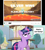 Size: 1442x1620 | Tagged: safe, edit, edited screencap, screencap, twilight sparkle, unicorn twilight, dragon, unicorn, dragon quest, magical mystery cure, anti-kitsonicko, offsite drama, silver the hedgehog, sonic the hedgehog (series), unamused, unfunny, youtube