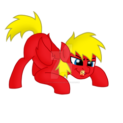 Size: 800x800 | Tagged: safe, artist:kunoichipikachu, derpibooru import, applejack, oc, pegasus, pony, deviantart watermark, female, male, mare, micro, obtrusive watermark, simple background, stallion, transparent background, vore, watermark