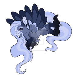 Size: 1280x1310 | Tagged: safe, artist:malinraf1615, derpibooru import, oc, oc only, oc:abyssal saltwater, pegasus, pony, deviantart watermark, obtrusive watermark, simple background, solo, transparent background, unshorn fetlocks, watermark