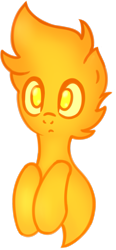 Size: 761x1647 | Tagged: safe, artist:superderpybot, oc, oc only, pony, fire, flame, male, ponified, simple background, species swap, stallion, transparent background