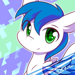 Size: 500x500 | Tagged: safe, artist:dshou, derpibooru import, oc, oc only, oc:math millien, pegasus, pony, bust, green eyes, looking at you, male, portrait, solo, stallion