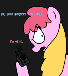 Size: 3023x3351 | Tagged: safe, artist:professorventurer, derpibooru import, toola roola, pony, series:ask pippamena, walkie talkie