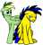 Size: 1810x1888 | Tagged: safe, artist:didgereethebrony, artist:mrstheartist, oc, oc only, oc:didgeree, oc:ponyseb, collaboration, 2021, base used, black outline, bright colors, crybaby, crying, ears, feels, floppy ears, retarded, sad, sitting