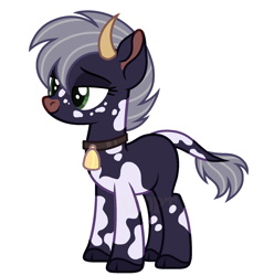Size: 1717x1793 | Tagged: safe, artist:vi45, derpibooru import, oc, oc only, cow, cow pony, simple background, solo, white background