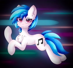 Size: 3300x3055 | Tagged: safe, artist:gaffy, derpibooru import, dj pon-3, vinyl scratch, earth pony, pony, chest fluff, race swap, solo