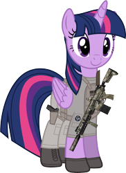 Size: 2214x3048 | Tagged: safe, anonymous artist, artist:edy_january, derpibooru import, edit, twilight sparkle, twilight sparkle (alicorn), alicorn, pony, armor, assault rifle, body armor, boots, call of duty, call of duty 4 : moderen warfare, call of duty: modern warfare 2, clothes, combat knife, dx.45, equipment, fng, gloves, gun, handgun, knife, military, military pony, military uniform, modern warfare, new blood, pistol, rifle, sa dx.45, shoes, sig.sauer xm7, soldier, soldier pony, solo, special forces, tactical, tactical pony, tactical vest, task forces 141, uniform, united states, vector, vector edit, vest, vulgar description, weapon, xm7