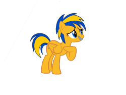 Size: 2048x1536 | Tagged: safe, artist:ry-bluepony1, derpibooru import, oc, oc only, oc:flare spark, pegasus, pony, female, mare, simple background, smiling, solo, transparent background, zippermouth