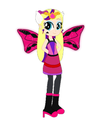 Size: 425x514 | Tagged: safe, artist:selenaede, artist:user15432, derpibooru import, human, equestria girls, g4, barely eqg related, base used, boots, bow, clothes, costume, crossover, crown, equestria girls style, equestria girls-ified, fairy, fairy wings, fairyized, glowing, glowing wings, hair bow, halloween, halloween costume, hallowinx, hands behind back, high heel boots, high heels, holiday, hylian, jewelry, pink dress, pink wings, princess zelda, regalia, shoes, simple background, smiling, solo, sparkly wings, the legend of zelda, toon zelda, transparent background, wings, winx, winx club, winxified