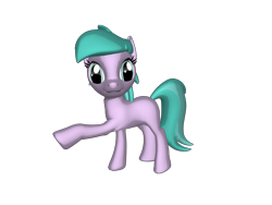 Size: 1200x900 | Tagged: safe, artist:maddiethefangirl86, derpibooru import, earth pony, pony, g4, 3d, 3d pony creator, adult, adult blank flank, aura (g4), aurabetes, blank flank, cute, female, gmod, hoof pointing, mare, older, older aura (g4), ponylumen, simple background, smiling, solo, source filmmaker, transparent background