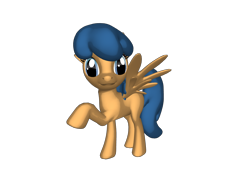 Size: 1200x900 | Tagged: safe, artist:maddiethefangirl86, derpibooru import, first base, pegasus, pony, g4, 3d, 3d pony creator, adorabase, adult, adult blank flank, blank flank, cute, female, gmod, mare, older, older first base, pegasus first base, ponylumen, race swap, raised hoof, raised leg, simple background, smiling, solo, source filmmaker, transparent background