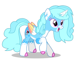 Size: 4500x3823 | Tagged: safe, artist:creedyboy124, derpibooru import, oc, oc only, oc:jemima sparkle, alicorn, pony, female, happy, simple background, solo, transparent background