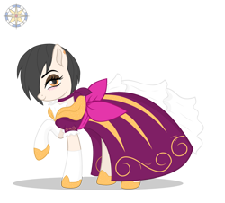 Size: 3764x3396 | Tagged: safe, artist:r4hucksake, derpibooru import, oc, oc:dreamcatcher, pony, clothes, dress, female, mare, simple background, solo, transparent background