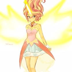 Size: 2048x2048 | Tagged: safe, artist:sugarcube269, derpibooru import, sunset shimmer, human, equestria girls, friendship games, daydream shimmer, female, high res, solo