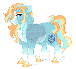 Size: 2986x2700 | Tagged: safe, artist:gigason, derpibooru import, oc, oc only, oc:inner strength, earth pony, pony, male, obtrusive watermark, offspring, parent:rockhoof, parent:starlight glimmer, simple background, solo, stallion, transparent background, unshorn fetlocks, watermark