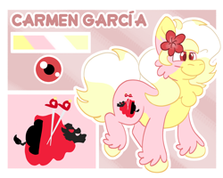 Size: 2500x2000 | Tagged: safe, artist:euspuche, derpibooru import, oc, oc only, oc:carmen garcía, female, reference sheet