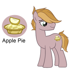 Size: 898x806 | Tagged: safe, artist:millerrachel, derpibooru import, oc, oc only, oc:apple pie, earth pony, pony, base used, head turn, male, offspring, parent:big macintosh, parent:marble pie, parents:marblemac, simple background, smiling, solo, stallion, transparent background