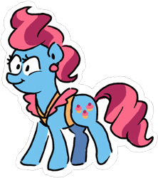 Size: 934x1050 | Tagged: safe, artist:superkirbylover, derpibooru import, cup cake, earth pony, pony, female, mare, outline, simple background, solo, transparent background, white outline